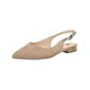 Ballerina HÖGL "Högl Ballerinas Leder", Damen, Gr. 36, grau (taupe), Leder, casual, Schuhe