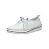 Slipper ANDREA CONTI "Andrea Conti Sneaker Leder", Damen, Gr. 40, weiß, Leder, casual, Schuhe