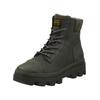 Schnürstiefelette G-STAR "G-Star RAW Stiefelette Leder", Damen, Gr. 38, grau (dunkelgrau), Leder, casual, Schuhe