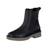 Stiefelette PAUL GREEN "Paul Green Stiefelette Leder/Textil", Damen, Gr. 40, schwarz, Leder, Textil, casual, Schuhe