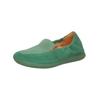 Slipper THINK "Think Slipper Veloursleder", Damen, Gr. 38,5, blau (türkis), Veloursleder, casual, Schuhe