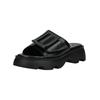 Pantolette GABOR COMFORT "Gabor Comfort Pantoletten Glattleder", Damen, Gr. 38, schwarz, Glattleder, casual, Schuhe