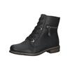 Schnürstiefelette RIEKER "Rieker Stiefelette Lederimitat", Damen, Gr. 38, schwarz, Lederimitat, casual, Schuhe