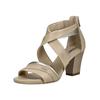High-Heel-Pumps NERO GIARDINI "Nero Giardini Pumps Leder", Damen, Gr. 38, beige, Leder, elegant, Schuhe