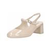 Slingpumps NERO GIARDINI "Nero Giardini Pumps Leder", Damen, Gr. 38, beige, Leder, elegant, Schuhe