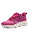 Keilsneaker TAMARIS, Damen, Gr. 39, pink, Textil, Lederimitat, kontrastfarbene Details, sportlich, Schuhe, Keilabsatz, Freizeitschuh, Schlupfschuh aus der STEP IN-Linie