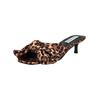 Pantolette STEVE MADDEN "STEVE MADDEN Pantoletten Textil", Damen, Gr. 37, braun (leopard), Textil, casual, Schuhe