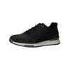 Sneaker BULLBOXER "Bullboxer Sneaker Leder/Textil", Herren, Gr. 41, schwarz, Leder, Textil, casual, Schuhe