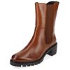 Stiefel ARA "Ara Stiefel Leder/Textil", Damen, Gr. 38, braun (cognac), Leder, Textil, casual, Schuhe