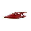 Ballerina STEVE MADDEN "STEVE MADDEN Ballerinas Lederimitat", Damen, Gr. 38, rot (weinrot), Lederimitat, casual, Schuhe