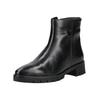 Stiefelette ARA "Ara Stiefelette Leder", Damen, Gr. 42, schwarz (schwarz lack), Leder, casual, Schuhe