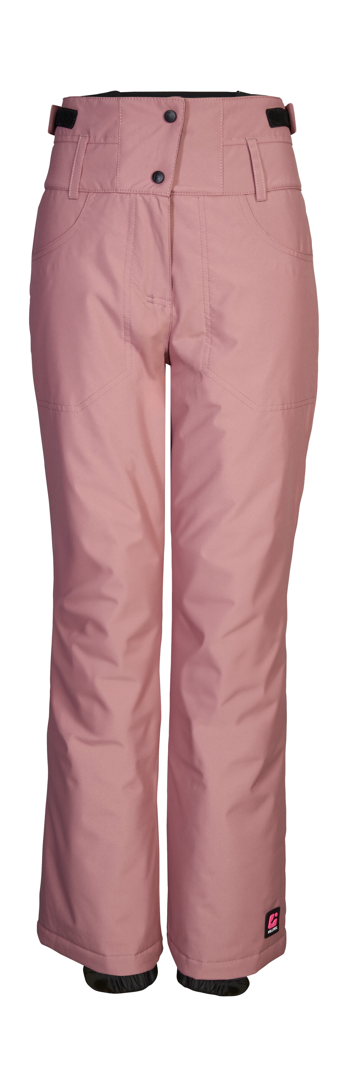 Skihose KILLTEC "KSW 212 GRLS SKI PNTS", Kinder, Gr. 164, Normalgrößen, rosa (pink), Oberstoff: 100% Polyester, Futter: 100% Polyester, Füllung: 100% Polyester, Sportlich, Hosen, Wasserdichte, atmungsaktive Skihose mit verstellbarer Taille Image
