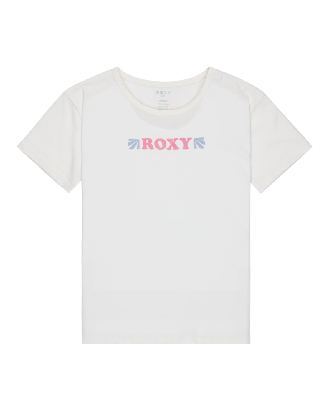 T-Shirt ROXY "Vintage", Mädchen, Gr. 4(101-108cm), egret, 100% Baumwolle, Shirts T-Shirt