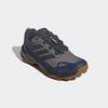 Wanderschuh ADIDAS TERREX "TERREX SKYCHASER AX5 GORE-TEX E", Gr. 46, grau four, carbon, shadow navy, Synthetik, Textil, sportlich, Schuhe, wasserdicht
