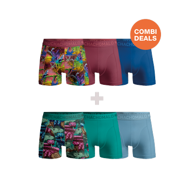 Muchachomalo Herren Boxershorts – 3+3 Stück – Herren Unterhosen Image