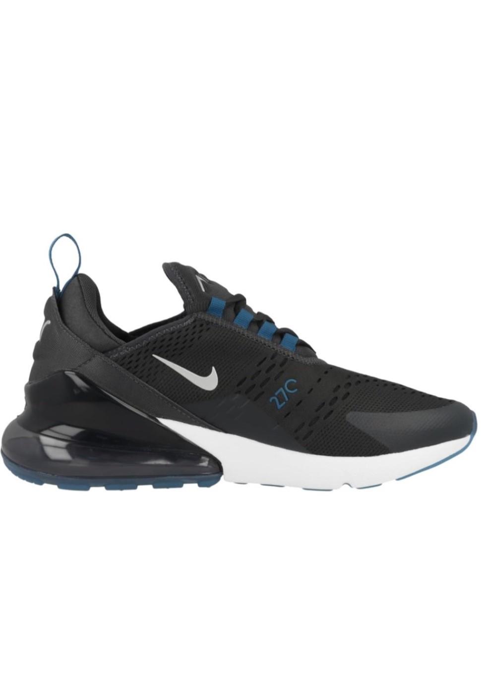 Nike Air Max 270 Turnschuhe, Anthrazit/Metallic Silber