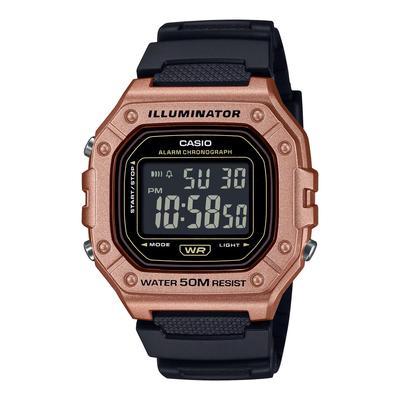 Casio Casio Kollektion Herren Schwarz Uhr W-218HM-5BVEF Image