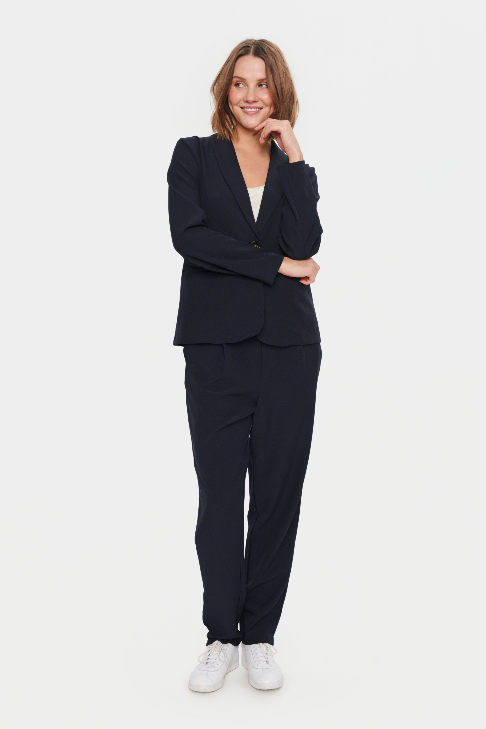 Blazer Gerade Passform blue navy Image