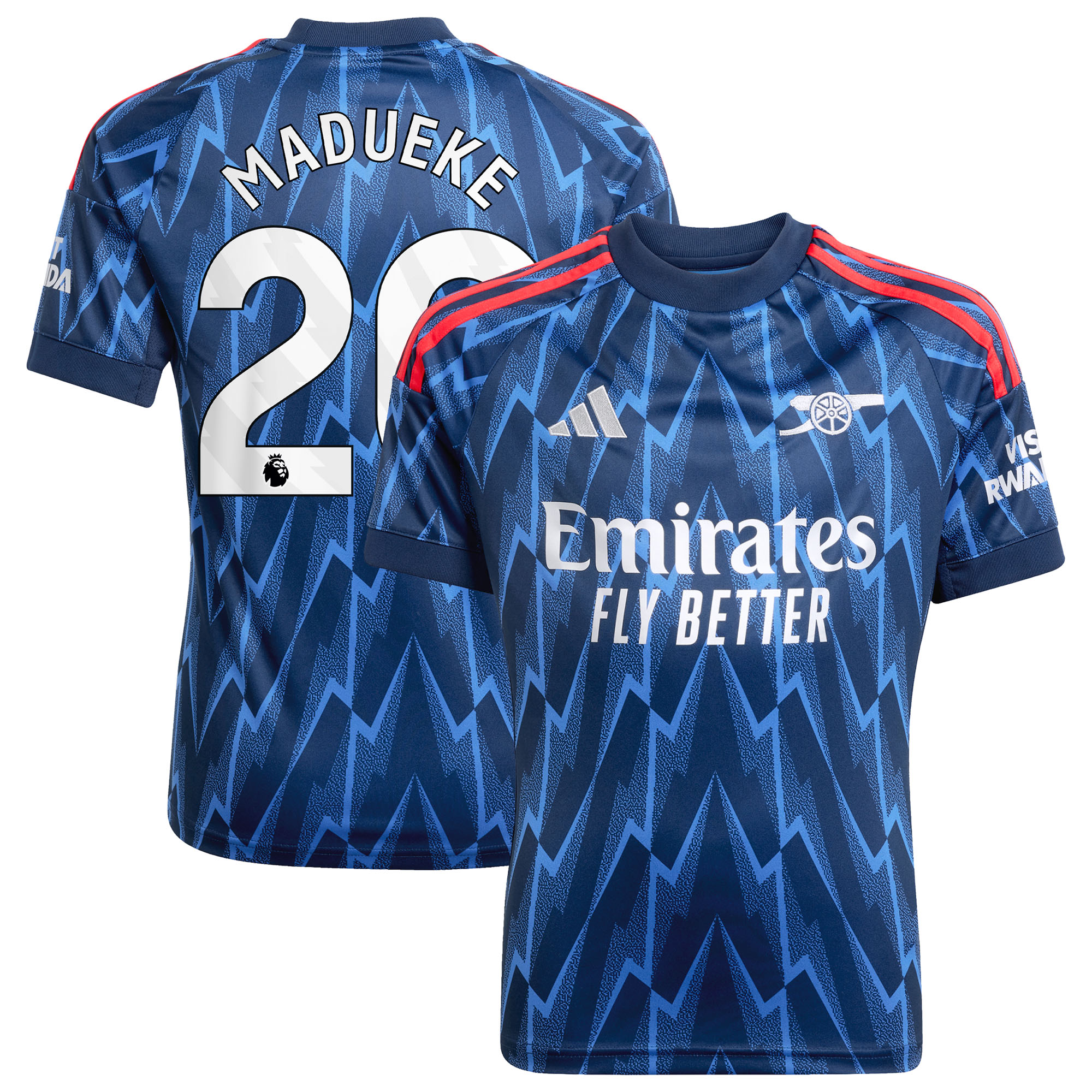 FC Arsenal 2025-26 adidas Auswärtstrikot - Kinder mit Aufdruck Madueke 20 Image