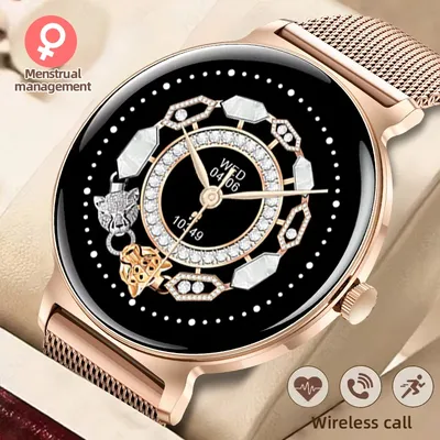 LIGE Neue Mode Männer Smart Uhr frauen Gesundheit Monitor Benutzerdefinierte Zifferblatt Elegante Armband Bluetooth Anruf Smartwatch Damen Armbanduhr
