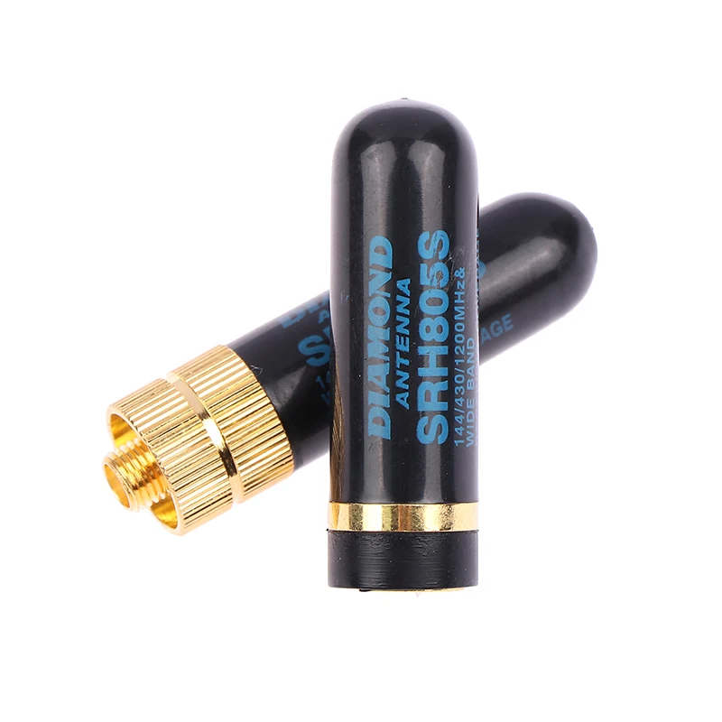 1PC SMA-M/SMA-F Dual Band Antenne UHF+VHF SRH805S Walkie Talkie für Baofeng/YAESU Image