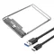 Boîtier de disque dur USB 3.0 Type C vers SATA III boîtier de disque dur 2.5 pouces HDD SSD boîtier externe boîtier de disque dur boîtier de disque dur externe