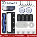 ECOVACS T50 PRO OMNI /T50PRO / T50 OMNI Robot Aspirapolvere Pezzi di ricambio Spazzole laterali principali Panni per mop Filtri HEPA Sacchetti per la polvere Accessori