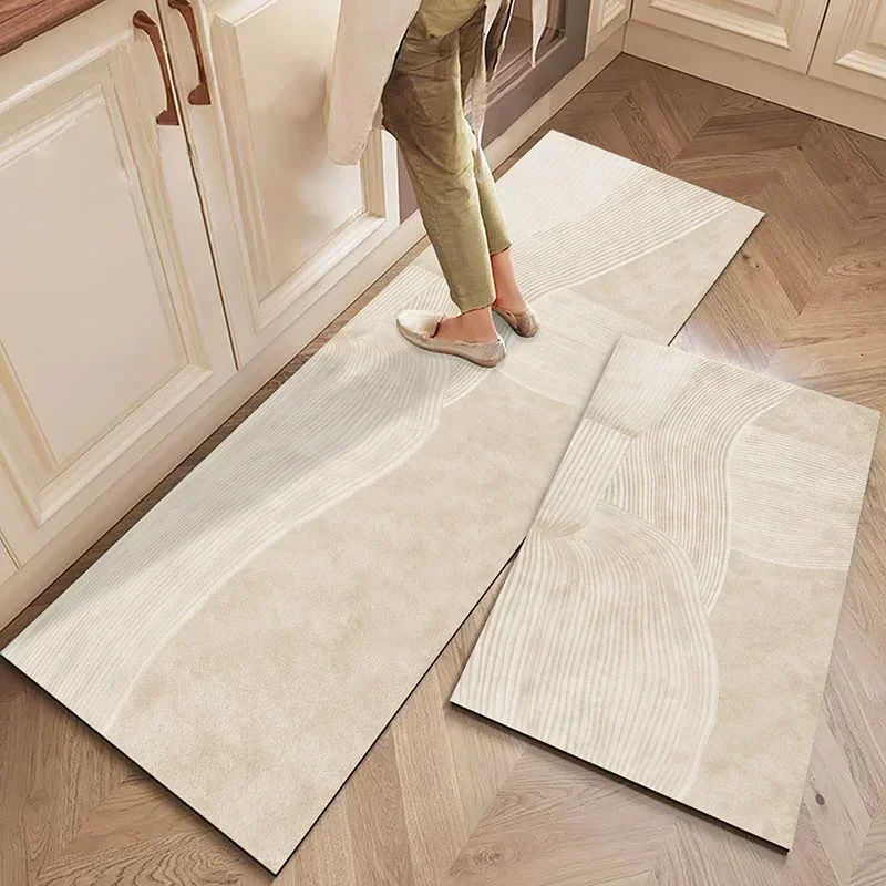 Carpet for Kitchen Mat Pvc Leather Waterproof Floor Mats Non-slip Oil-proof Home Decoration Long Rug שטיח למטבח Tappeto Cucina