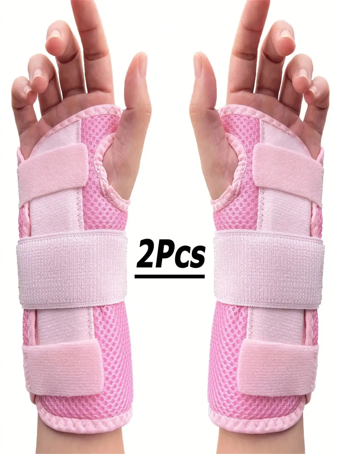 1 Stück/2 Stück doppellagiges Armband – stabile Unterstützung, atmungsaktives Mesh-Design, geeignet für Sportheilung, Handentspannung, stabile Passform, ein Muss für ein aktives Leben Image