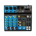 BF6 + Mixer Audio professionale a 6 canali Mixer portatili Controller DJ a 6 canali/Mixer Console Audio