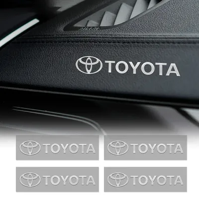 Car Metal Stickers Dirt-proof Stickers Metal Emblem Car Window Wiper Stickers For Toyota Crown Corolla YARIS C-HR Hilux Rav4