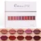 10 Farben/Set Mode Matte Lip Gloss Sets Natürliche Befeuchten Wasserdicht Dauerhafte Samt Sexy Rot Flüssigen Lippenstift Schönheit kosmetik