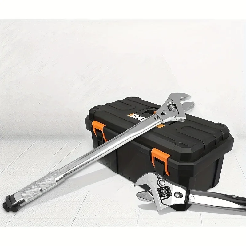 Damaly,Household Chromium-Vanadium Steel Multi-Purpose Bathroom Open-End Torque Wrench, Ratchet Wrench for Bathroom