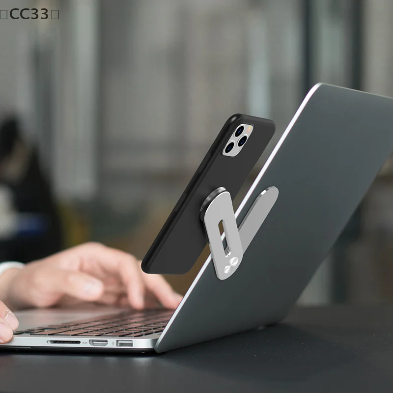 バCC33 ParqueMagnetischer Klapphalter, Telefonständer, Verlängerung, Multi-Bildschirm, Einstellunterstützung, Laptop-Seitenmontage, zum Anschluss von Tablet-Halterung Image