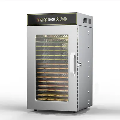Premium 18-Tier Stainless Steel Food Dehydrator Commercial & Home Use, Adjustable Energy-Efficient Drying for Fruits/Meat/Herbs