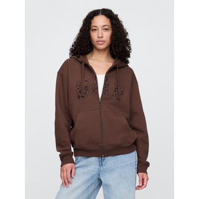 Gap Brown Heritage Zip-Up Hoodie
