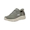 Sneaker SKECHERS "Skechers Sneaker Textil", Damen, Gr. 42, grün (olive), Textil, casual, Schuhe