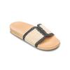Sandale ROXY "Slippy Iv Country", Gr. 8,5(39), schwarz (schwarz, tan), Obermaterial: 100% Polyster PU, Futter: 100% Textil, Laufsohle: 100% EVA, Schuhe