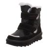 Winterstiefel SUPERFIT "FLAVIA WMS: Mittel", Kinder, Gr. 31, schwarz, Veloursleder, Polyester, Leder, casual, Schuhe, Stiefel mit wasserdichtem GORE TEX, Größenschablone zum Download