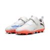Fußballschuh PUMA "FUTURE 8 PLAY FG/AG Fußballschuhe Kinder", Kinder, Gr. 27, weiß schwarz glowing rot, Obermaterial: Synthetik; Futter: Textil; Innensohle: Textil; Laufsohle: Gummi, Schuhe