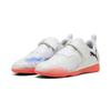 Fußballschuh PUMA "FUTURE 8 PLAY Futsalschuhe Jugendliche", Kinder, Gr. 28, weiß schwarz glowing rot, Obermaterial: Synthetik; Futter: Textil; Innensohle: Textil; Laufsohle: Gummi, Schuhe