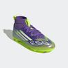 Fußballschuh ADIDAS PERFORMANCE "F50 LEAGUE KUNSTRASEN NEUERER GENERATION, HART- UND ASCHENPLÄTZE E KIN", Gr. 36, lila rush, cloud weiß, lucid lemon, Synthetik, Textil, sportlich, Schuhe, geeignet für Rasen- und Kunstrasenplätze