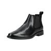 Stiefelette LLOYD "LLOYD Stiefelette Leder/Textil", Herren, Gr. 42, schwarz, Leder, Textil, casual, Schuhe