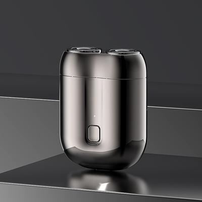 Pocket Shaver USB Mini Shavers for Men Mini Dual-Head Electric Shaver Ideal Gift for Men, Boyfriends, Fathers, Travelers And Businessmen
