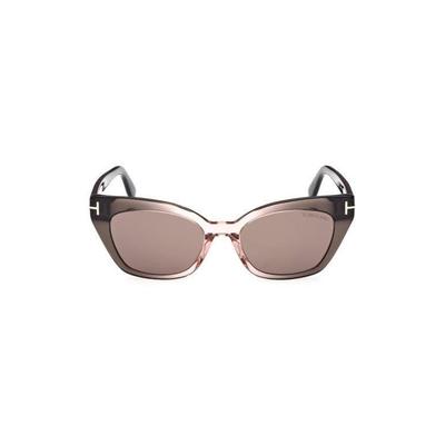 52Mm Cat Eye Sunglasses - Pink - Tom Ford Sunglasses