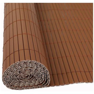 Estexo - Sichtschutzmatte Sichtschutzzaun Sichtschutz Windschutz pvc Zaun Balkon Garten Braun / Image