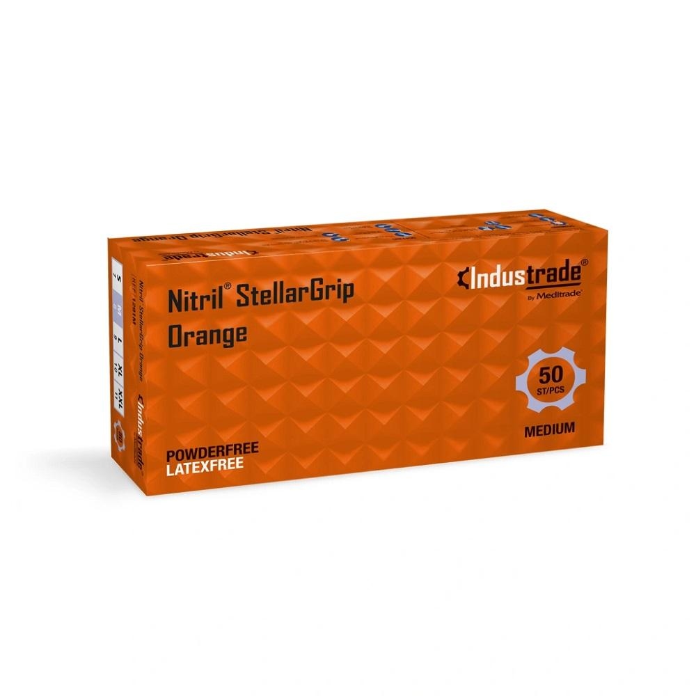 Nitril StellarGrip Größe L orange 50 Stück Image