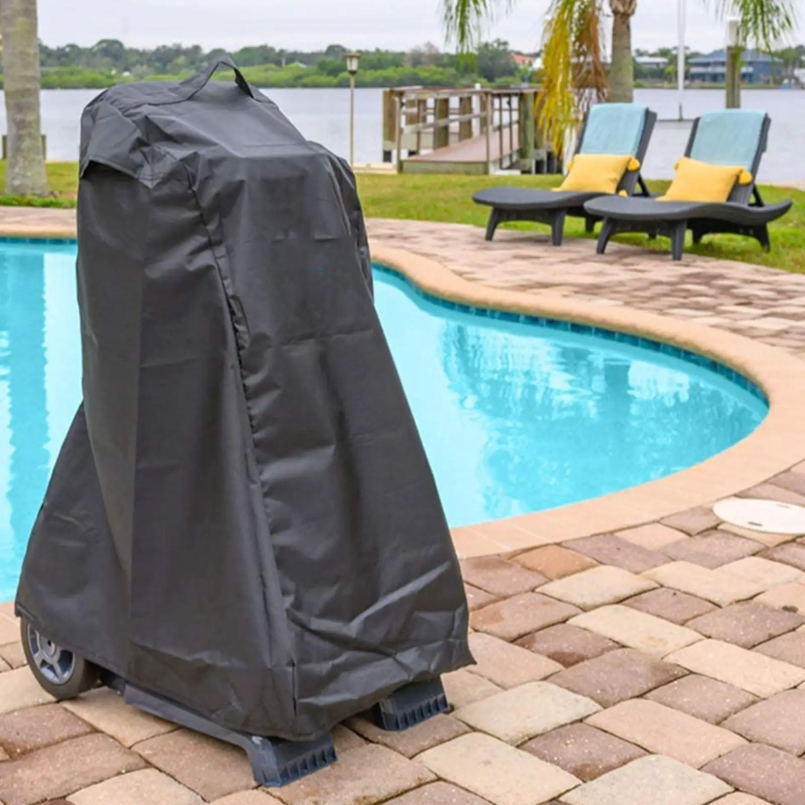 Pool Cleaner Caddy Cover Falezern Robotic Pool Cleaner Cover Klassische Caddy-Abdeckung für die meisten Roboter-Poolreiniger Image