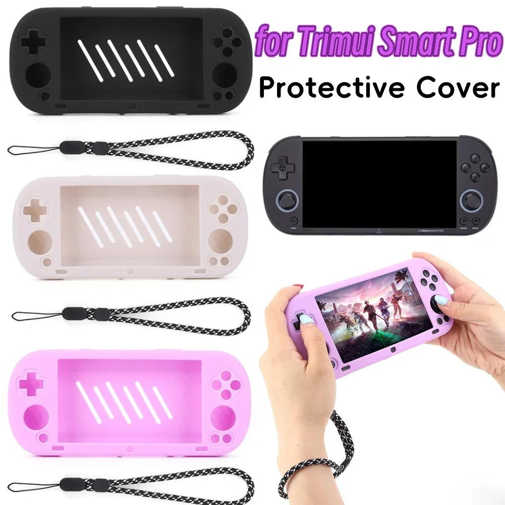 Silikonhülle Schutzhülle Rutschfeste Schutzhülle Weiche Haut Abdeckung Fall für Trimui Smart Pro Spielkonsole Zubehör Image