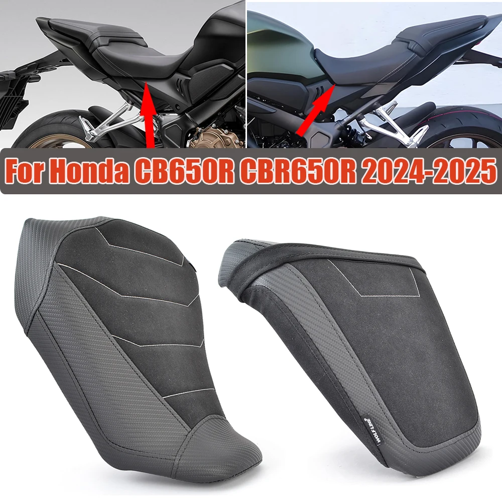 Für Honda CB650R CBR650R Motorrad Vorder Fahrer Hinten Passagier Solo Sitzkissen Pad CB CBR 650R 2024 2025